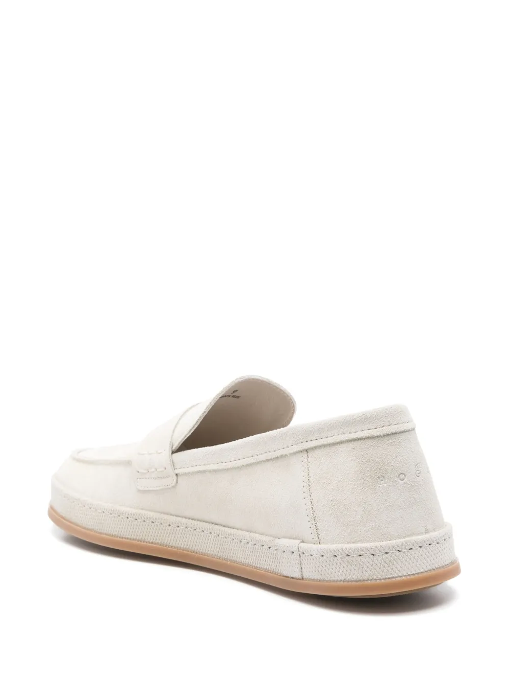 Hogan suede loafers Neutrals