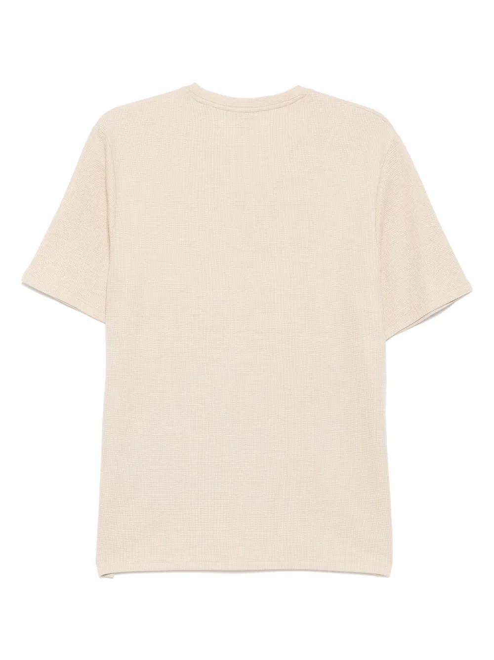 BOSS T-shirt met geborduurd logo - Beige