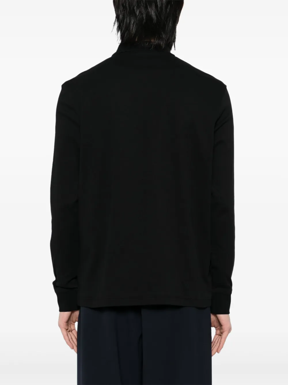 BOSS Poloshirt met geborduurd logo Zwart