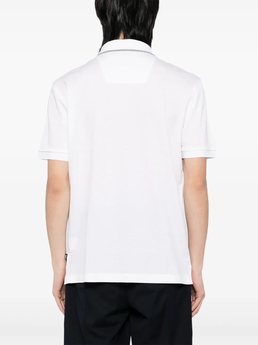 BOSS Katoenen poloshirt Wit
