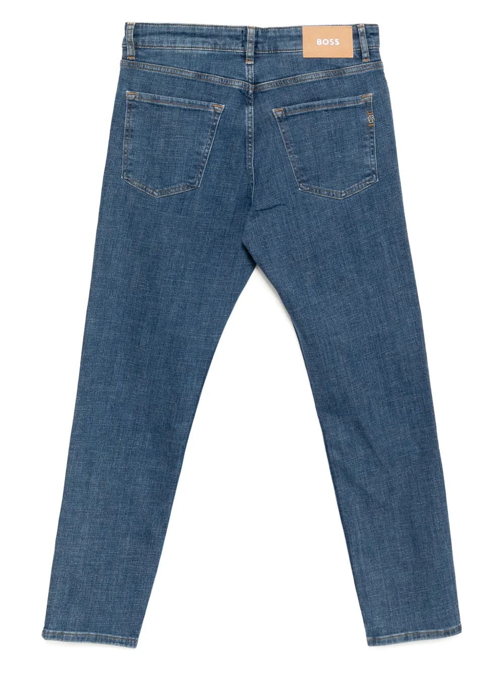 BOSS Straight jeans - Blauw