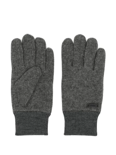 BOSS Kalsper logo-plaque gloves