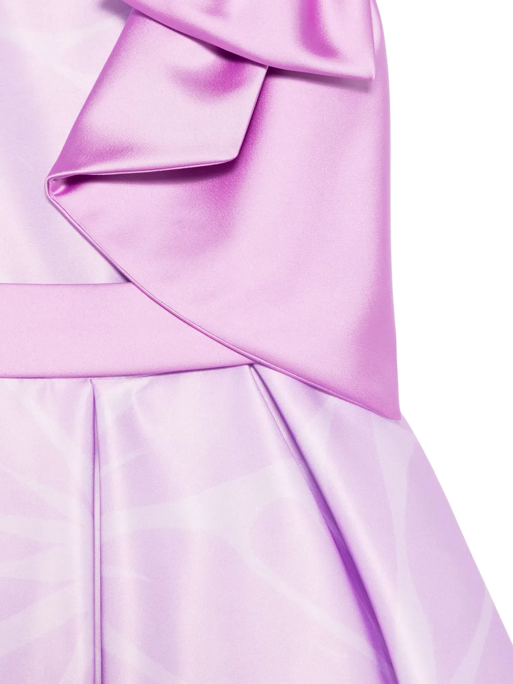 Shop Colorichiari Graphic-print Dress In Purple