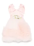 Colorichiari ruffled dress - Pink