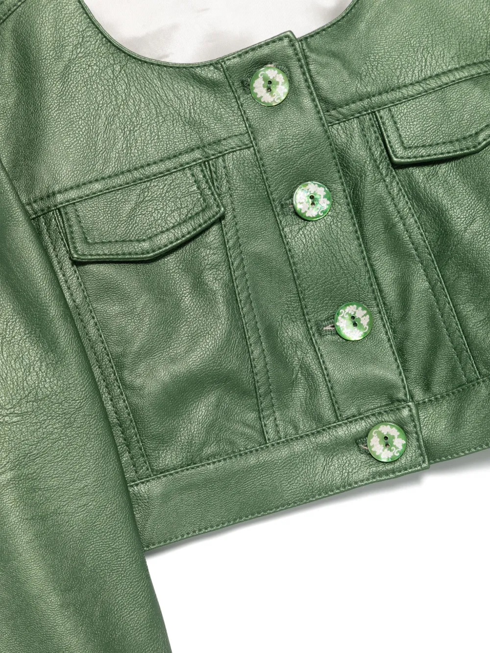 Colorichiari Cropped jack Groen