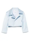 Colorichiari satin jacket - Blue