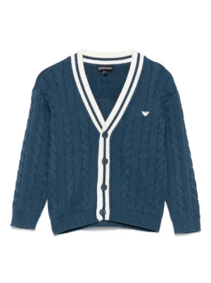 Emporio Armani Kids ダブルブレスト カーディガン 通販 - FARFETCH