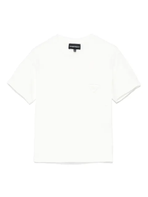 Emporio Armani Kids logo-embroidered T-shirt   