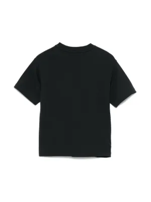 【新品】EA7/アルマーニジュニア　黒ボーダー入り・半袖Tシャツ　10A・10歳 新品】EA7/アルマーニジュニア 黒ボーダー入り・半袖Tシャツ 10A