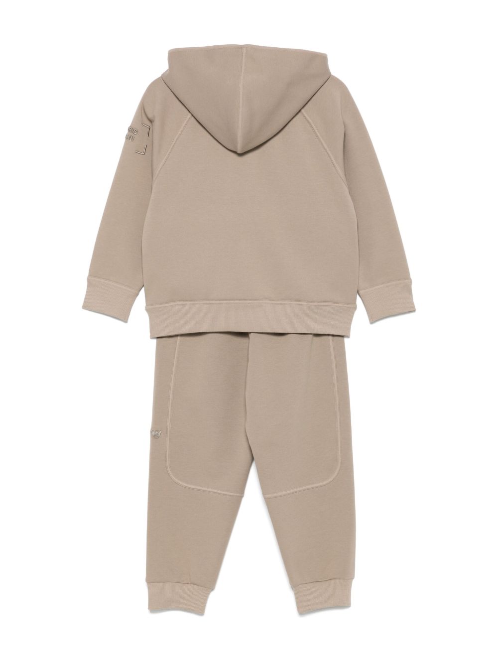 Emporio Armani Kids Trainingspak met geborduurd logo - Bruin