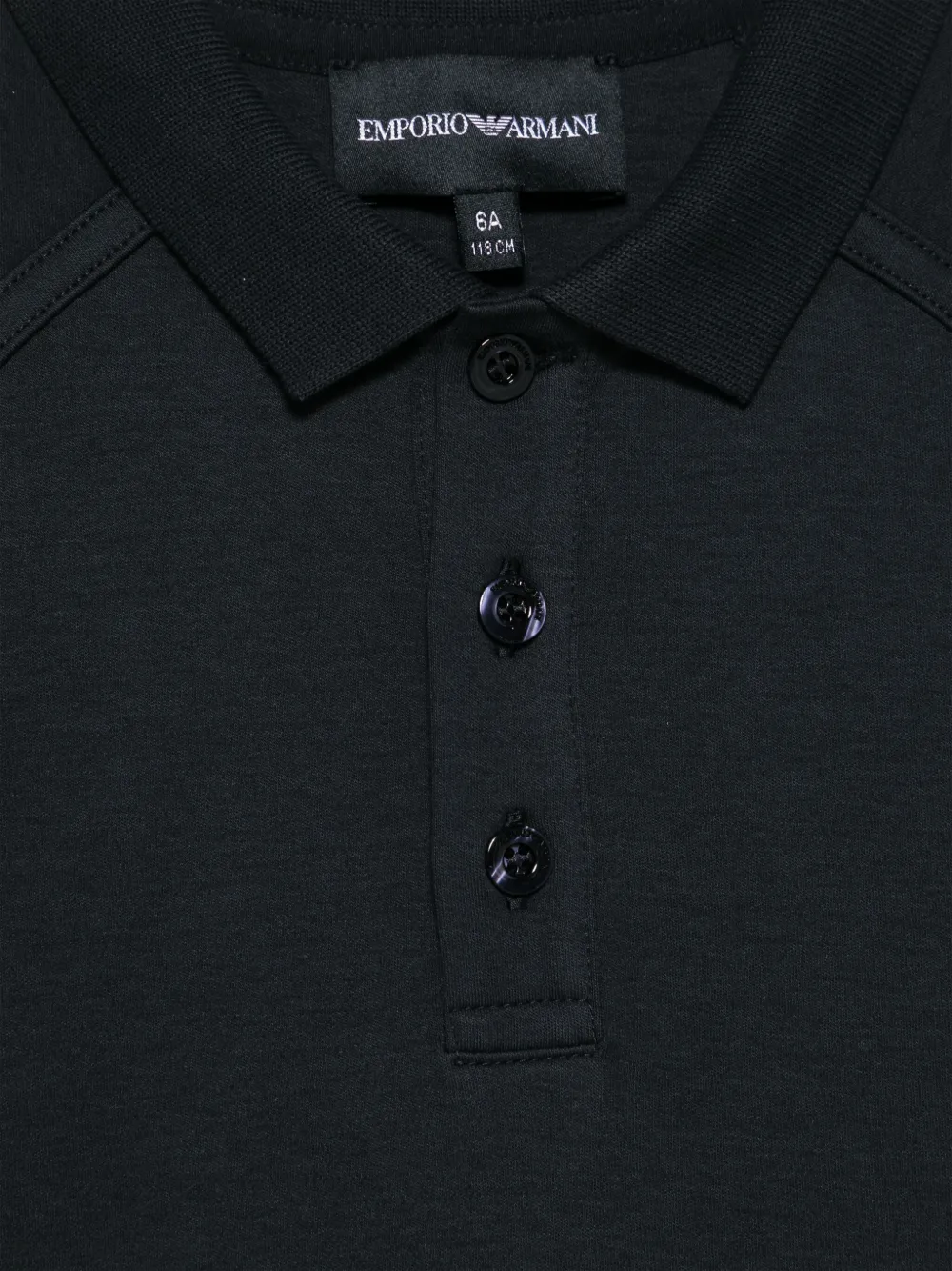 Emporio Armani Kids Poloshirt met geborduurd logo Blauw