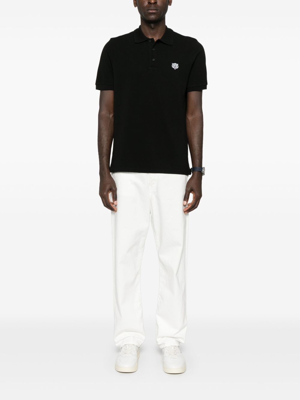 Kenzo Happy Tiger poloshirt - Zwart