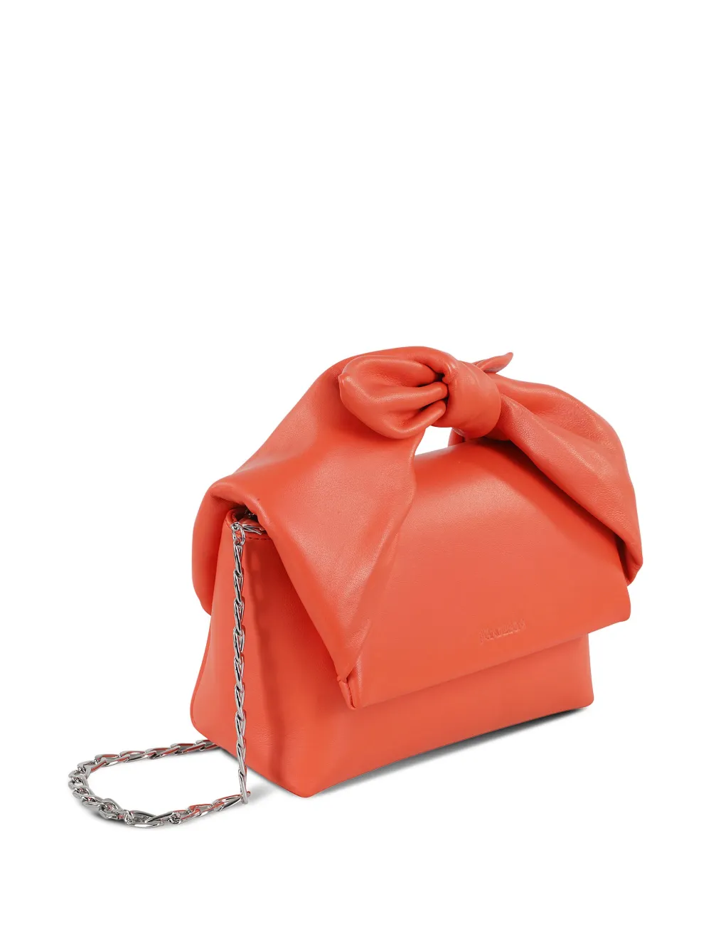 Shop Jw Anderson Midi Twister Tote Bag In Orange