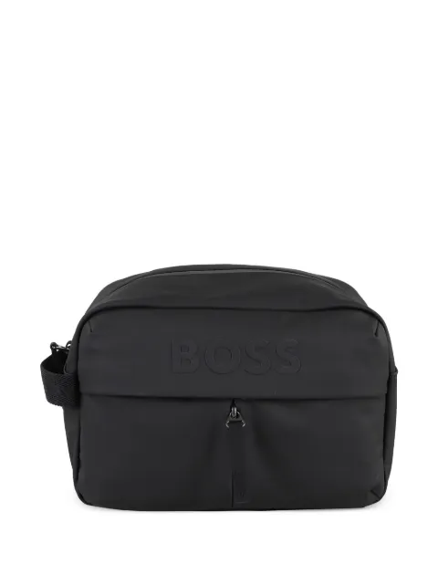 BOSS logo wash bag