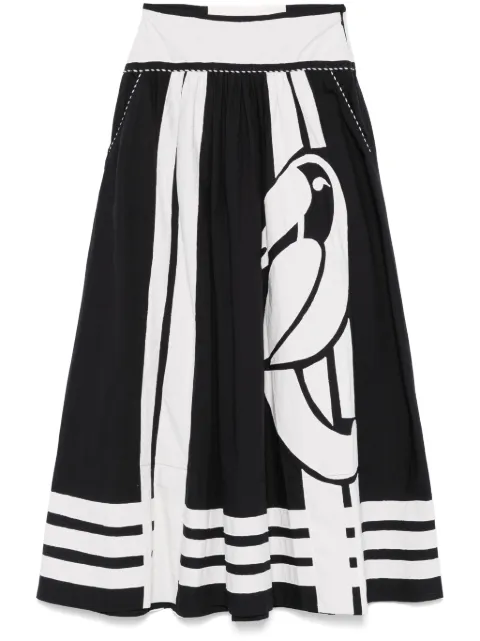 FARM Rio Nature midi skirt