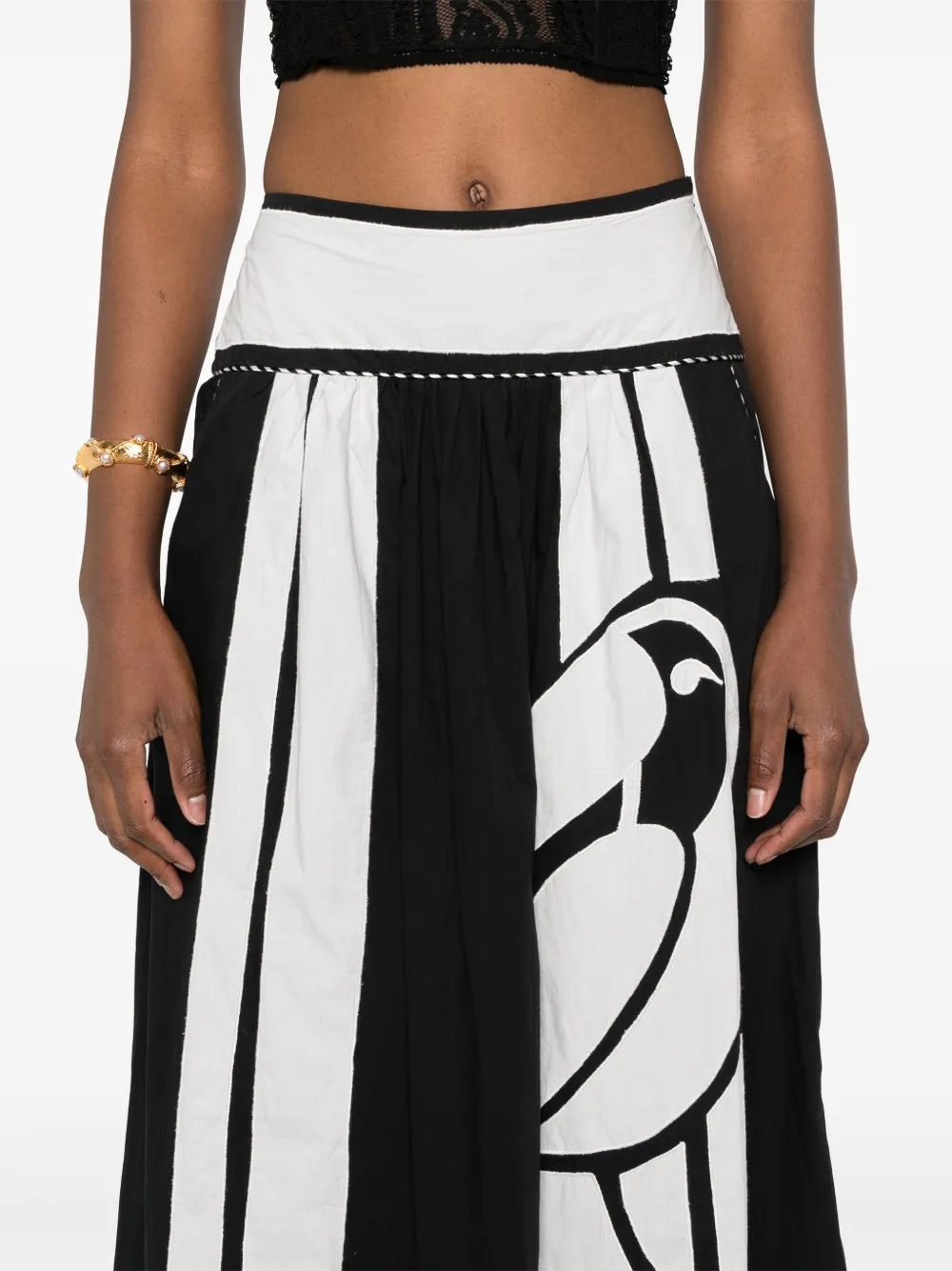 FARM RIO NATURE MIDI SKIRT