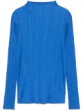 Pleats Please Issey Miyake plissé top - Blue