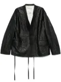 MORDECAI leather jacket - Black