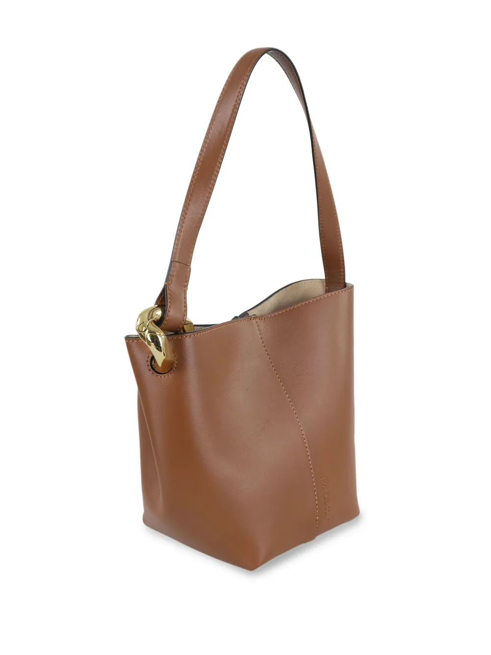 JW Anderson Kleine Corner bucket-tas Bruin