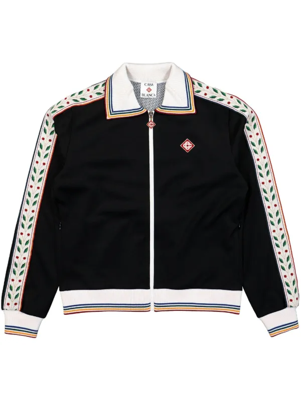 Casablanca Laurel トラックジャケット | ブラック | FARFETCH JP