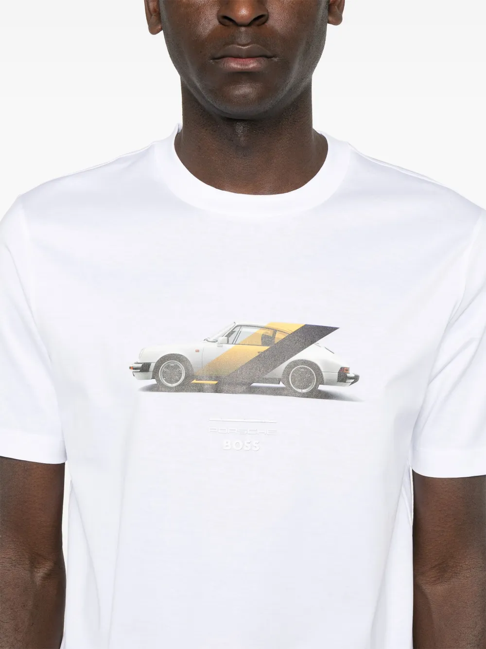 BOSS x Porsche Thompson T-shirt Wit
