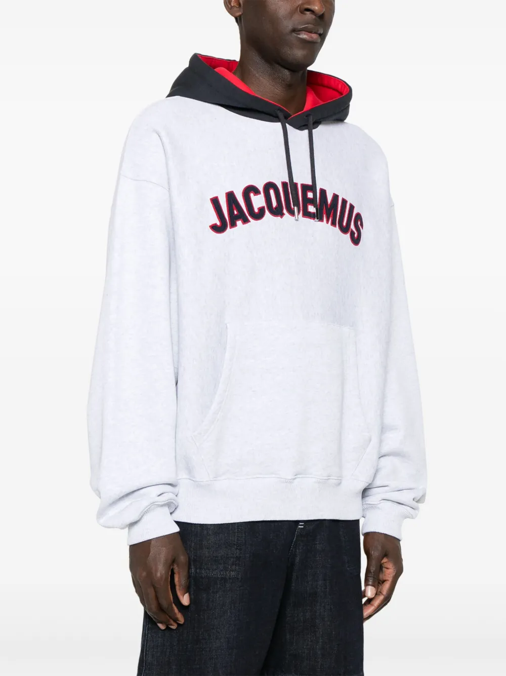 Jacquemus Le Hoodie Baseball hoodie Grijs