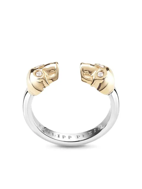 Philipp Plein double skull ring