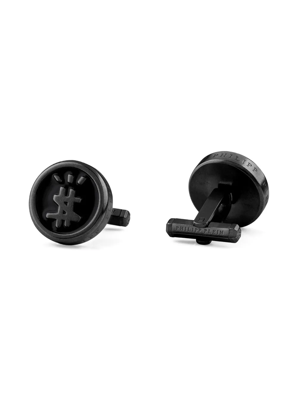Philipp Plein Logo-engraved Cufflinks