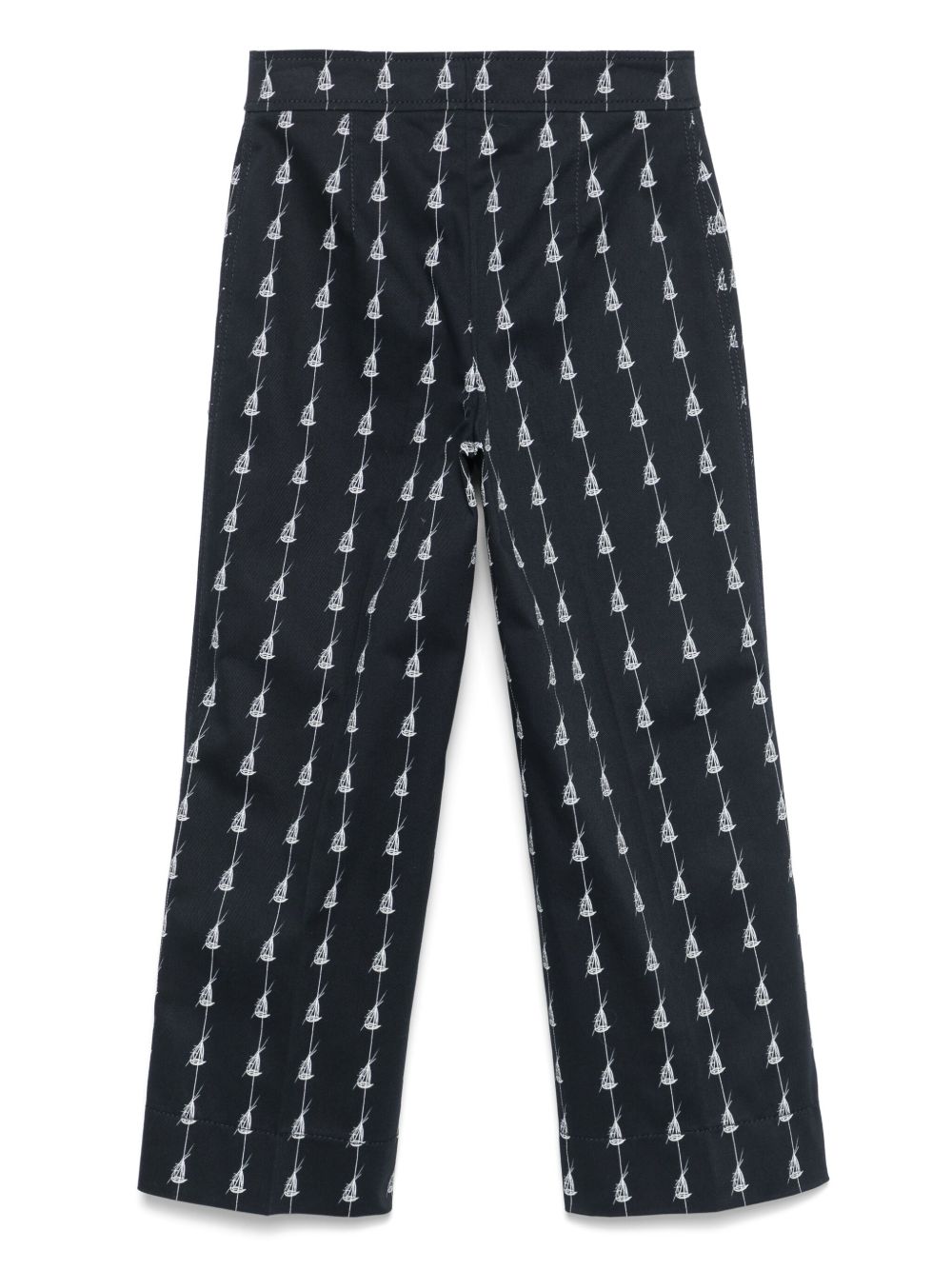 Akris Punto Broek met print - Blauw