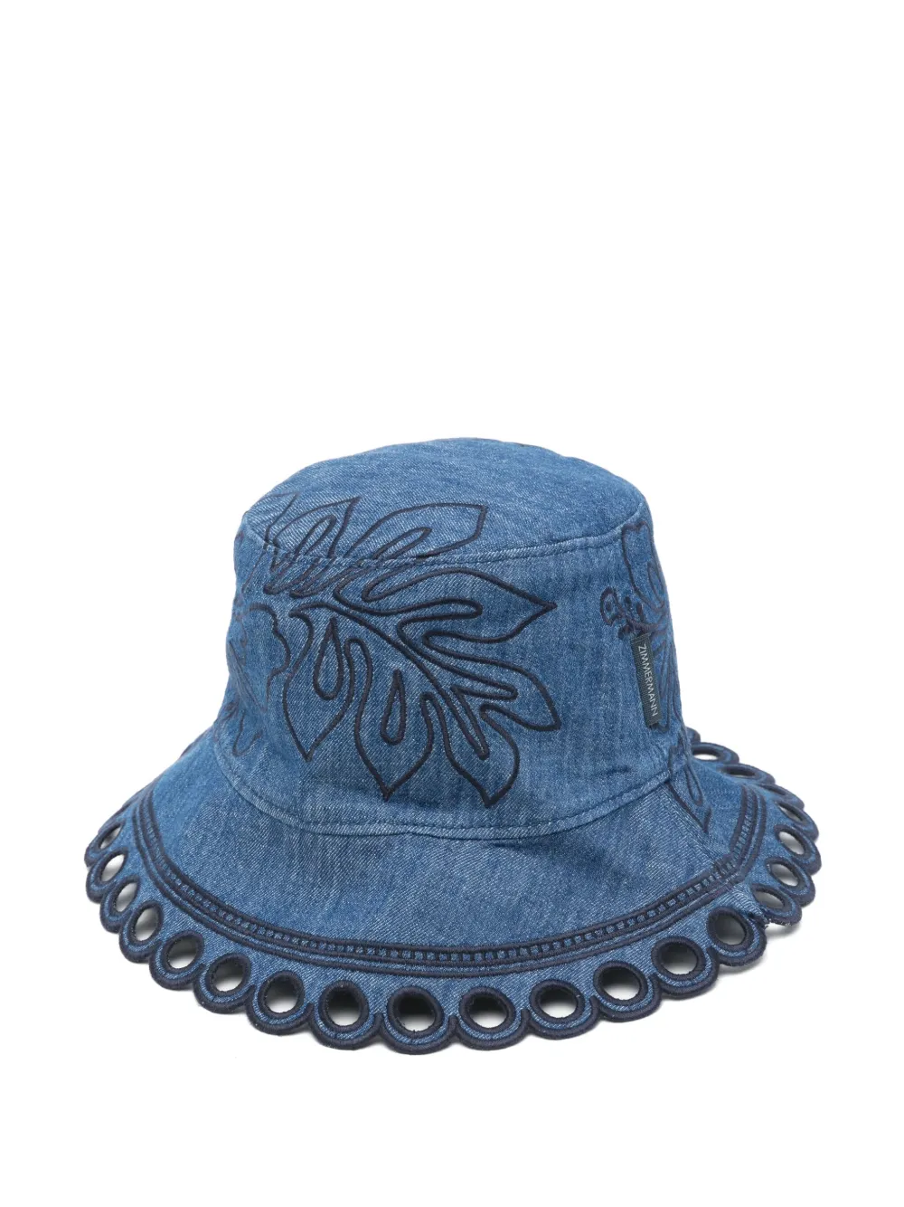 ZIMMERMANN Vissershoed met geborduurd logo Blauw