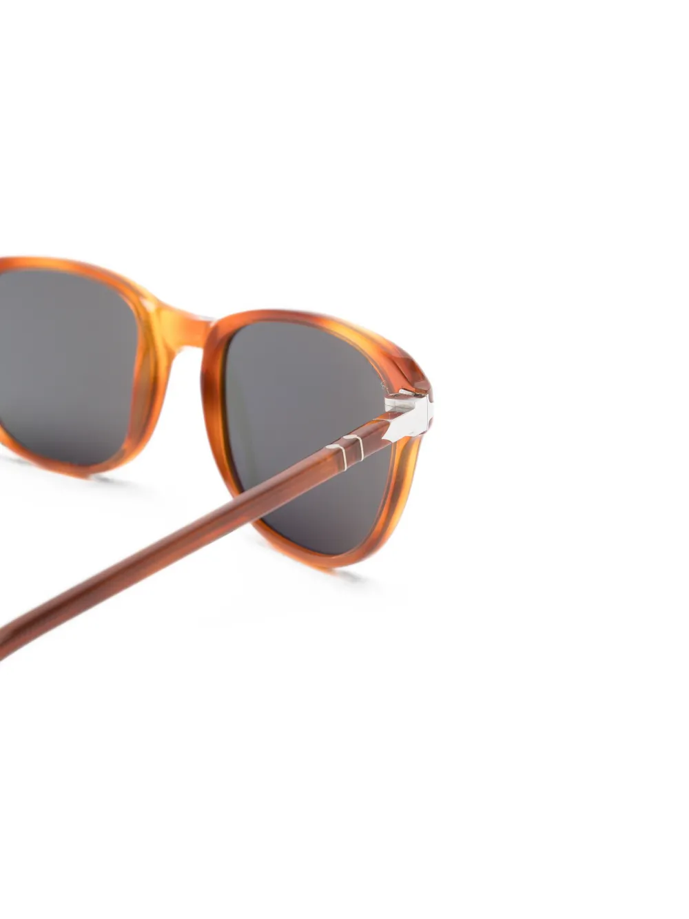 Persol Zonnebril met vierkant montuur Bruin