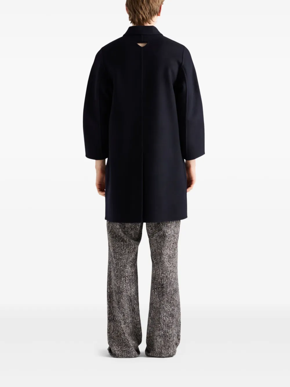 Prada Katoenen gabardine broek Zwart