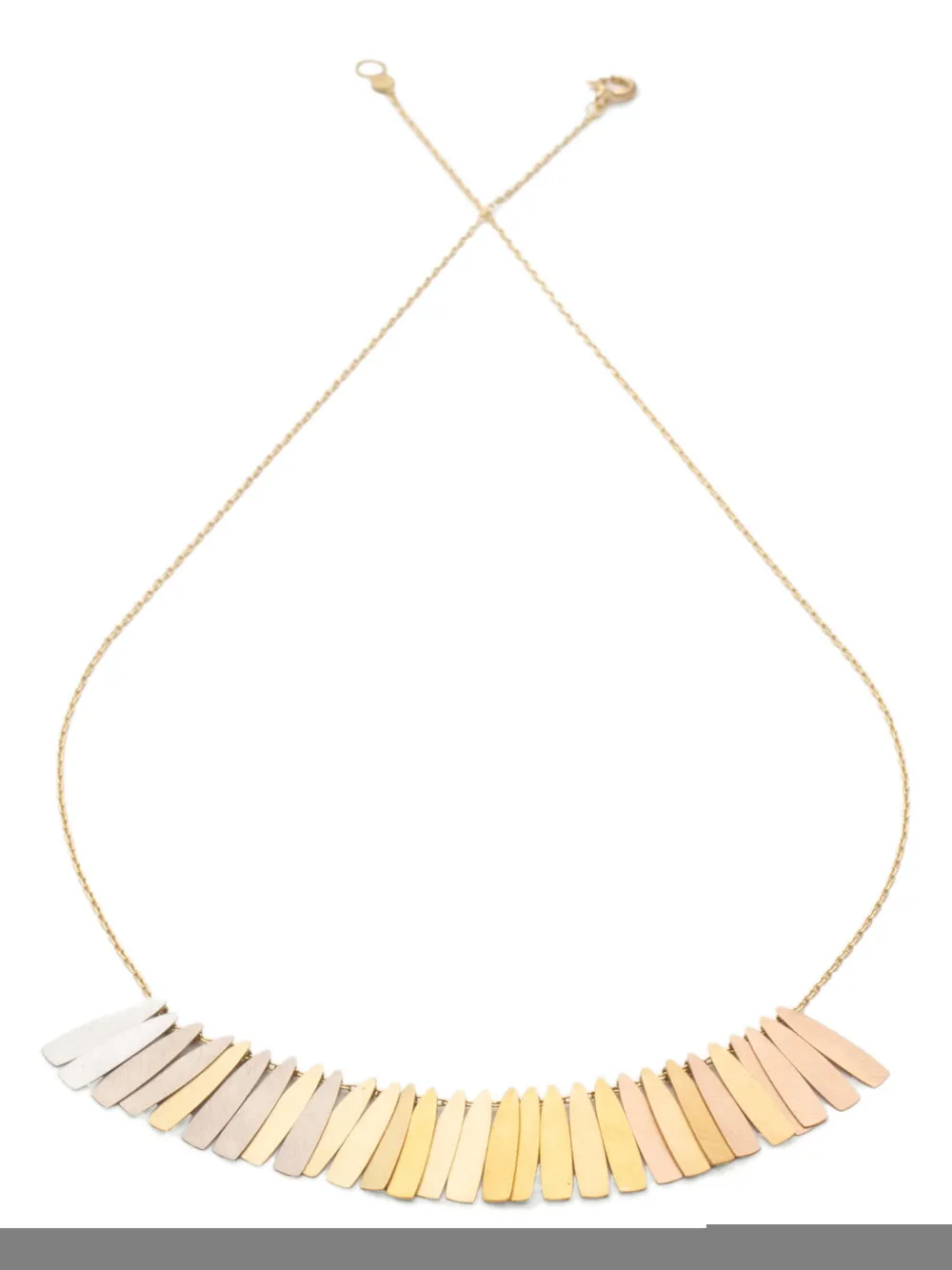 SIA TAYLOR 18KT GOLD RAINBOW RAY NECKLACE