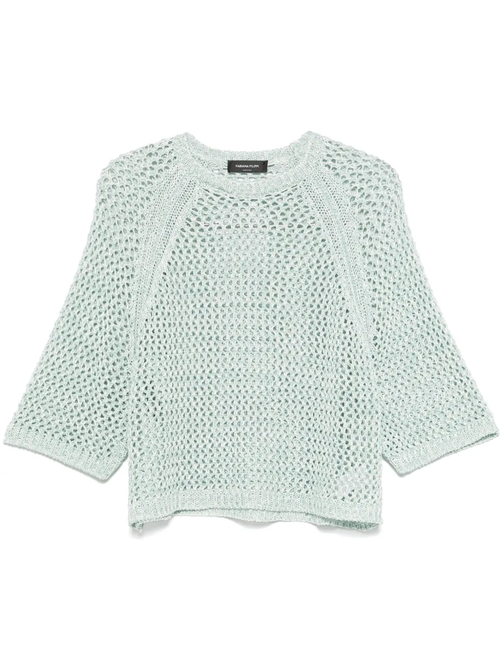 Fabiana Filippi Gehaakte sweater Groen