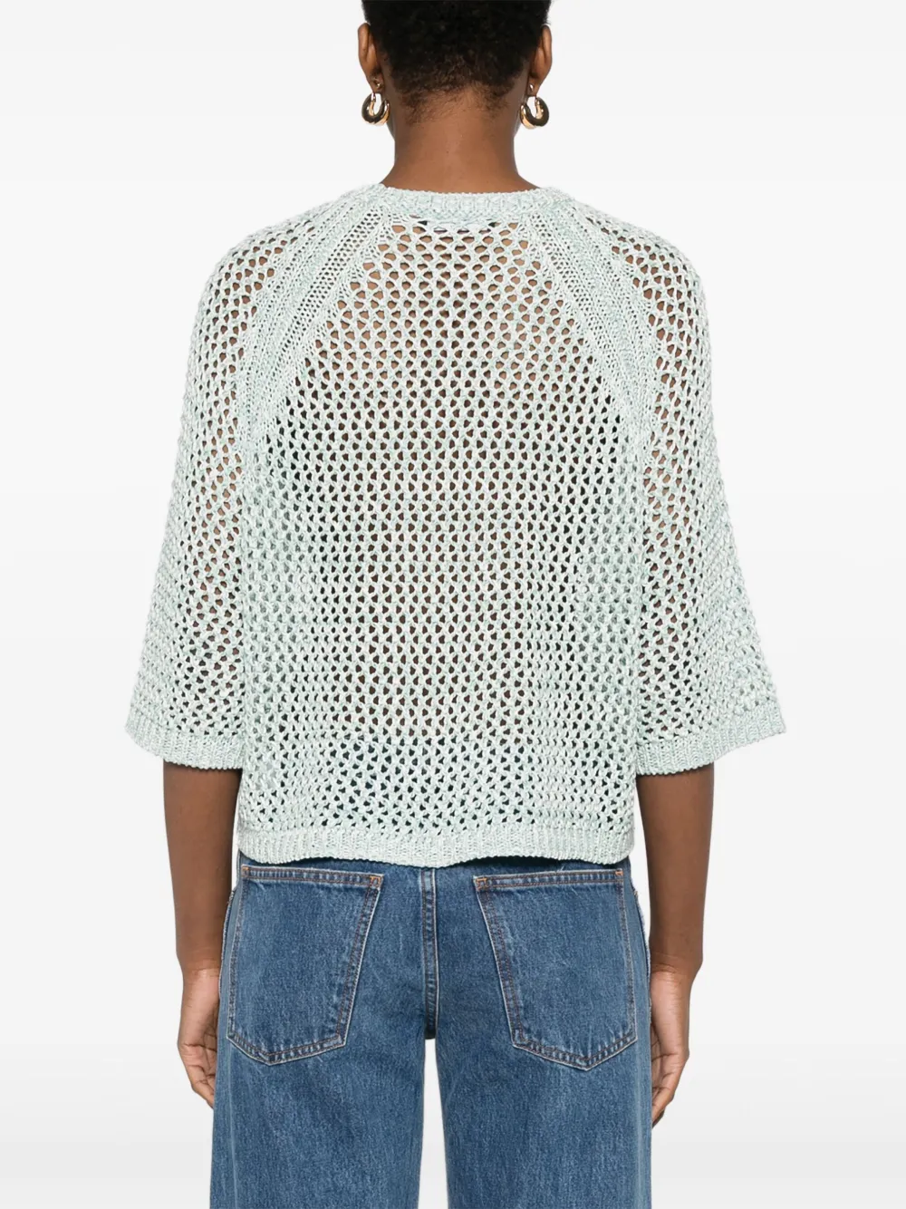 Fabiana Filippi Gehaakte sweater Groen