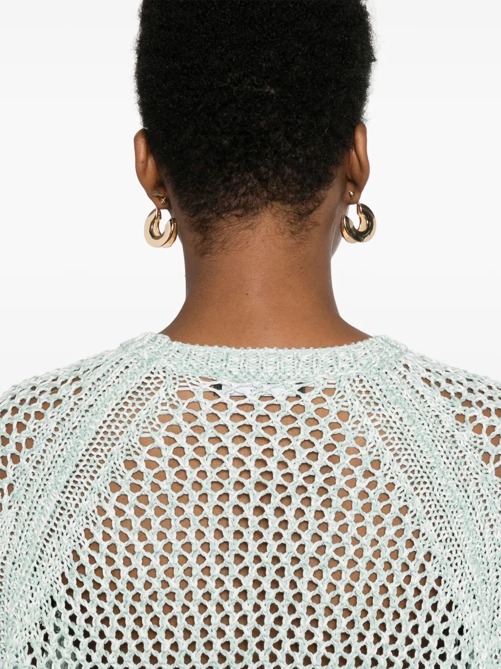 Fabiana Filippi Gehaakte sweater Groen
