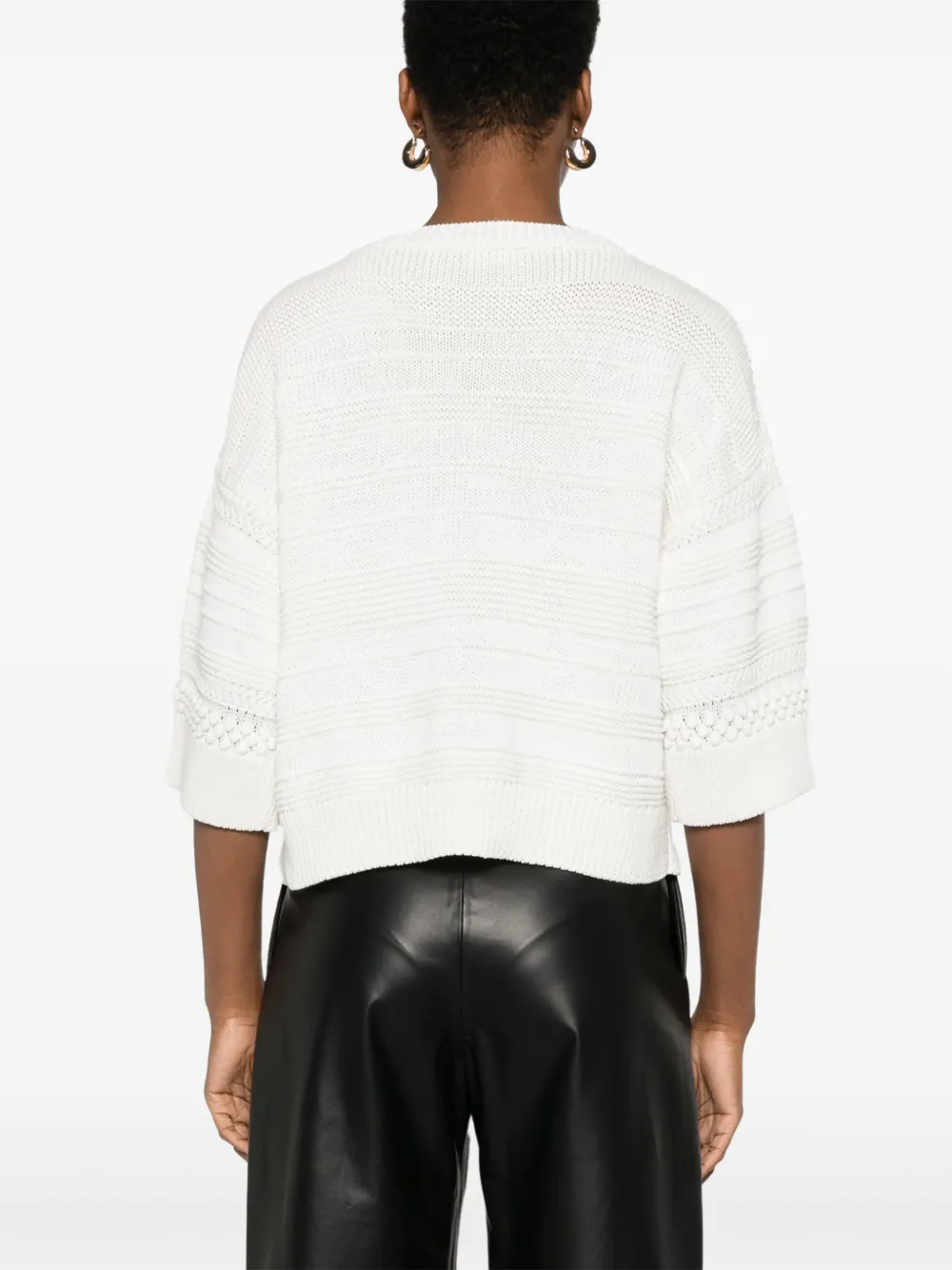 Fabiana Filippi Maglione in maglia traforata | Abbigliamento | Image 4