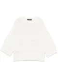 Fabiana Filippi open-knit sweater - White