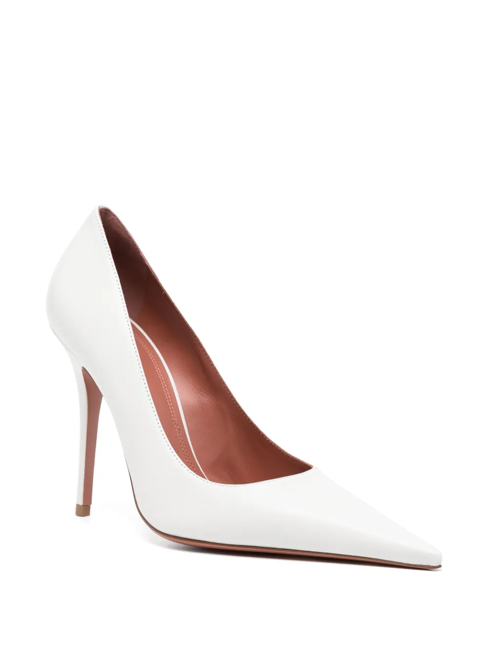 Amina Muaddi 105mm Barbara pumps - Wit