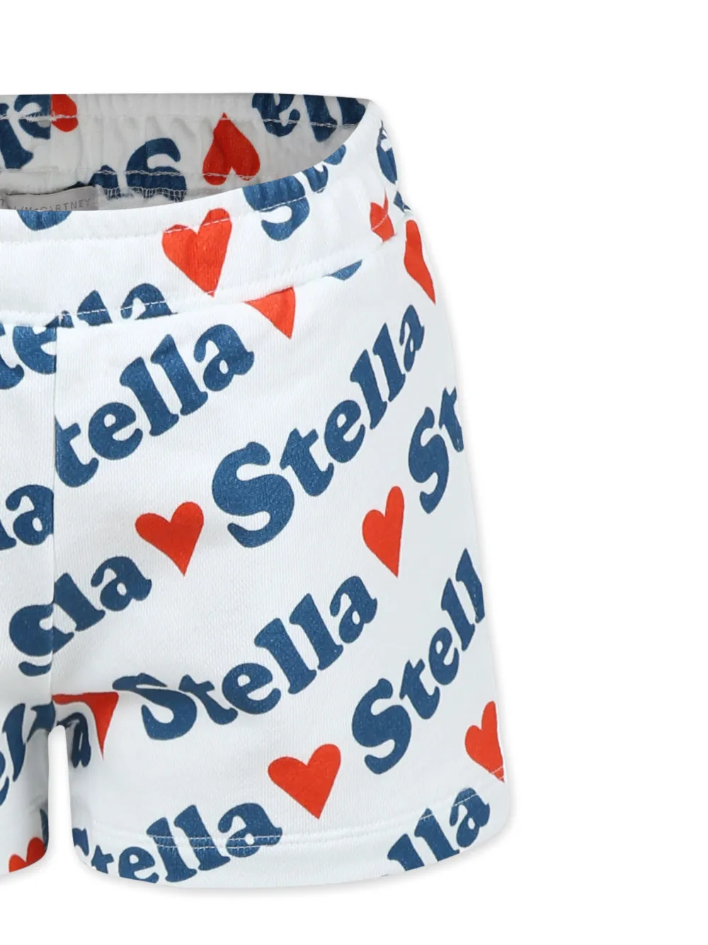 Stella McCartney Kids Shorts met logoprint Wit