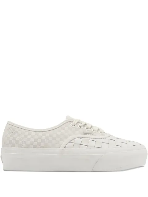 Vans 어센틱 플랫폼 2.0 "화이트 우븐" 스니커즈