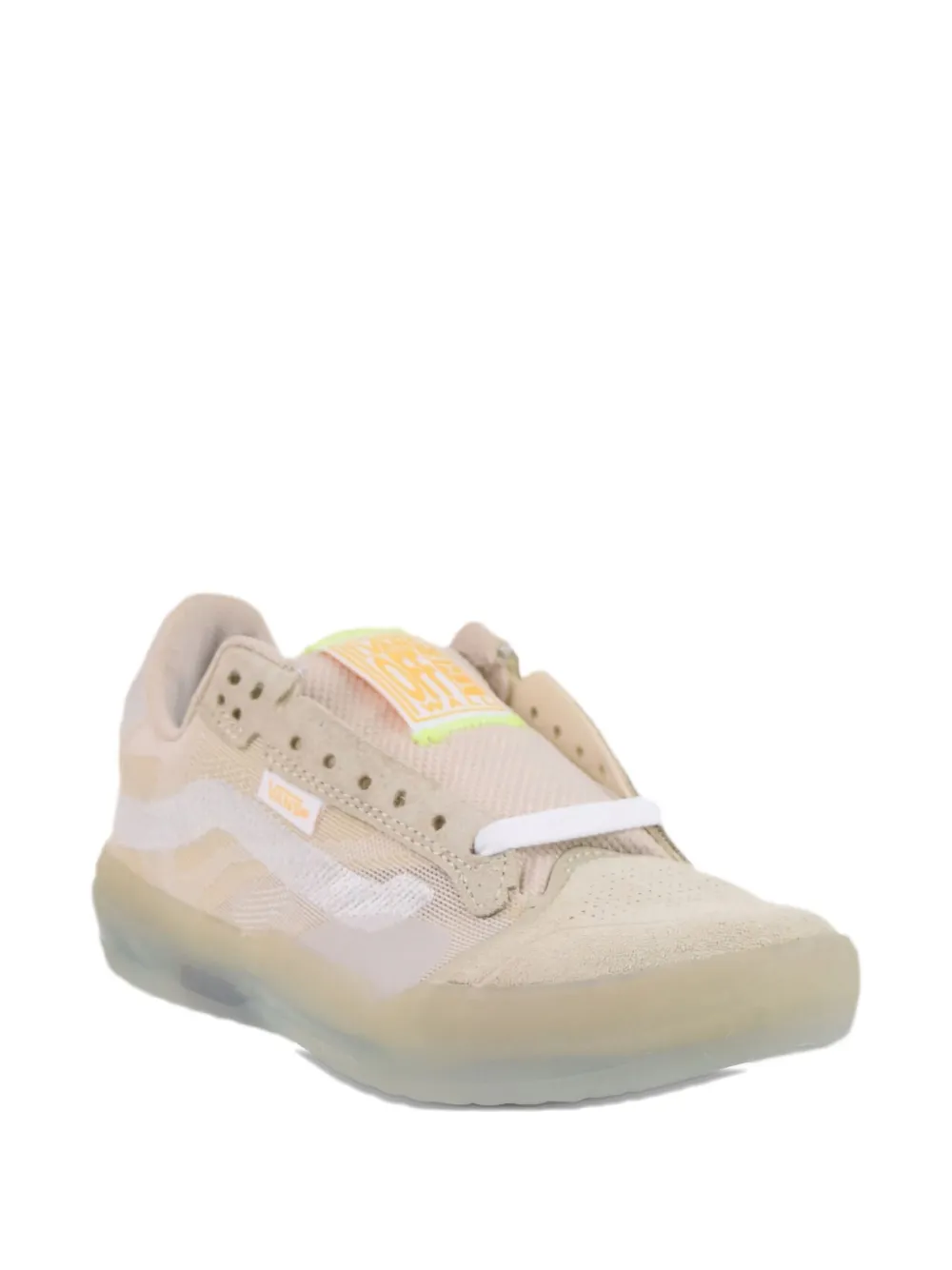 Vans Evdnt Ultimate Waffle "sand" Sneakers In White