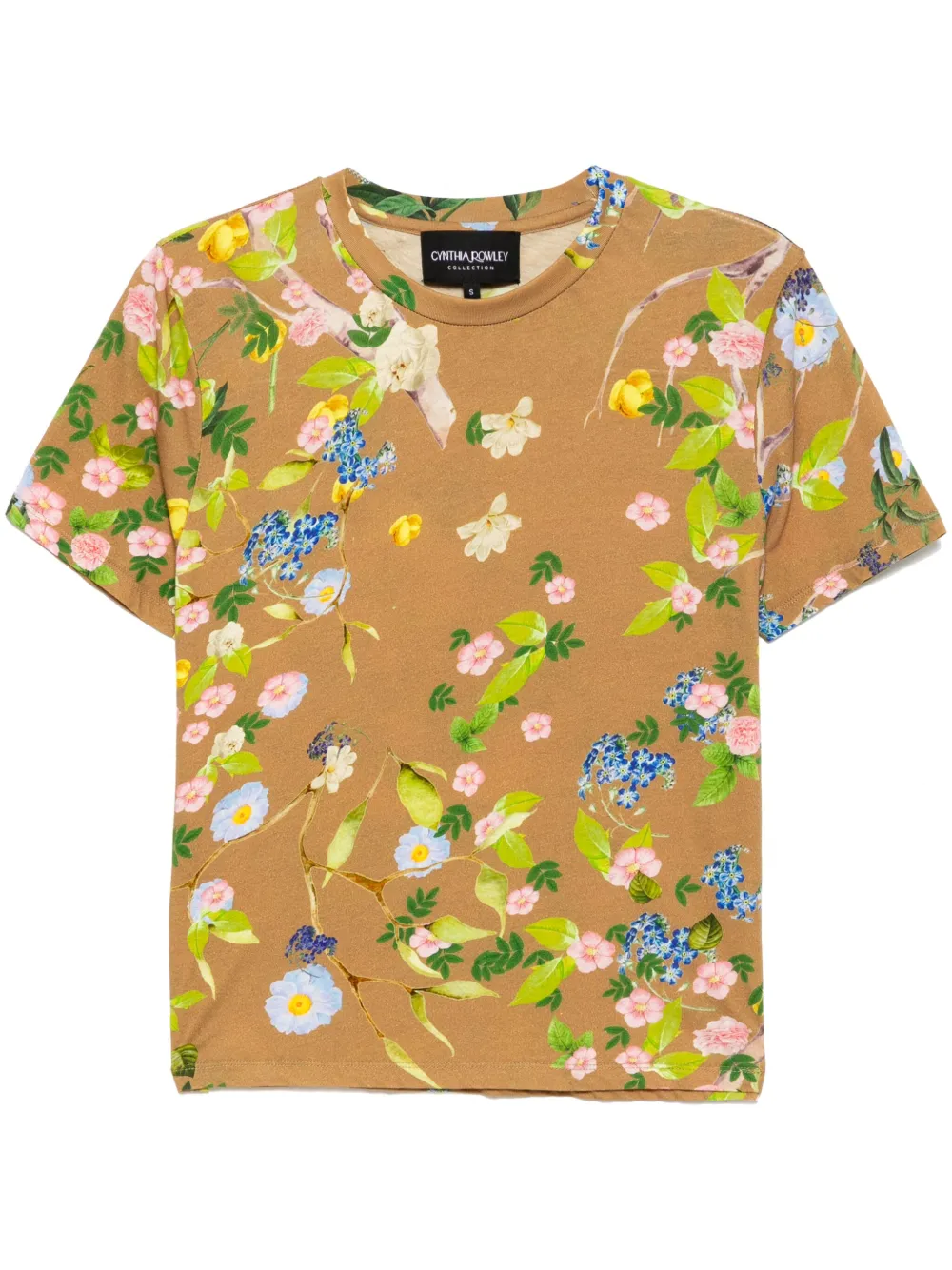Cynthia Rowley Everyday T-shirt In Gold