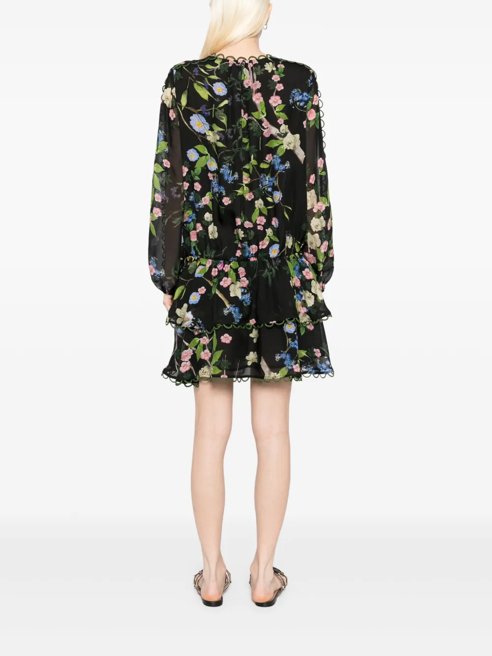 Cynthia Rowley Delilah jurk Zwart