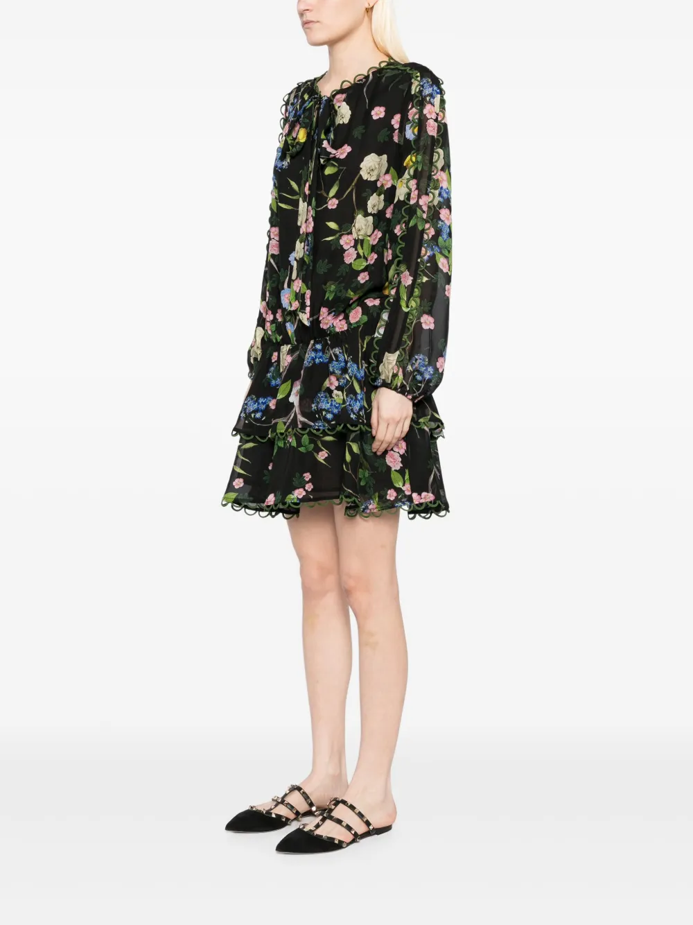 Cynthia Rowley Delilah jurk Zwart