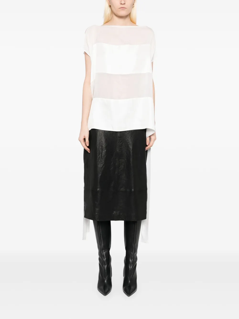 Cynthia Rowley Windswept blouse - WHITE