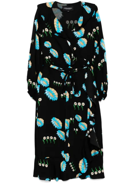 Cynthia Rowley vestido cruzado
