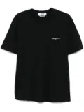 MSGM logo-embroidered T-shirt - Black