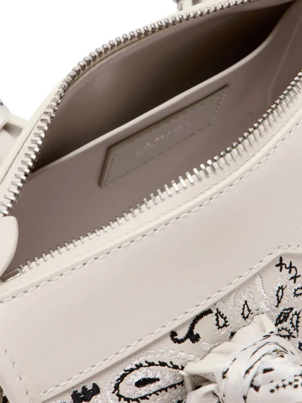 AMIRI Micro Bandana Triangle Tote Bag | White | FARFETCH