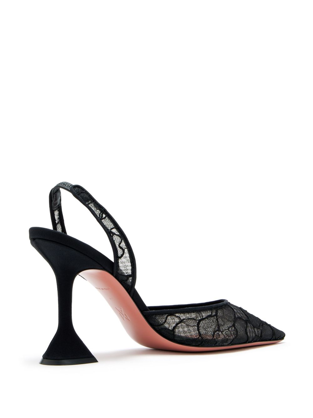 AMINA MUADDI 95MM HOLLI LACE PUMPS